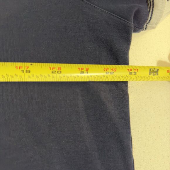 MICHAEL KORS Polo Shirt Men Large Blue MK Logo Cotton Mens - Picture 4 of 7